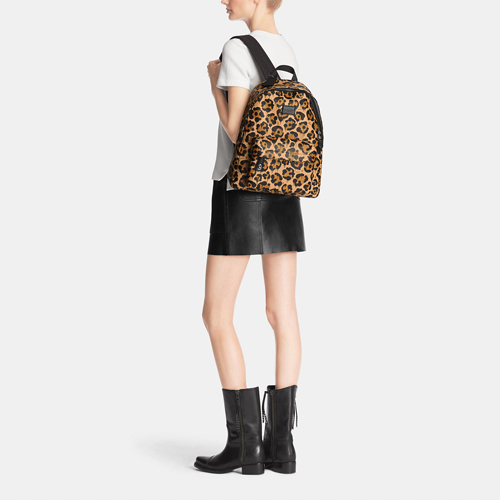 Coach Outlet Small Campus Backpack In Wild Beast Print Leather